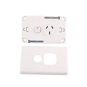 SAA Certificate 250V 10A Electrical Single  Wall Socket DS613