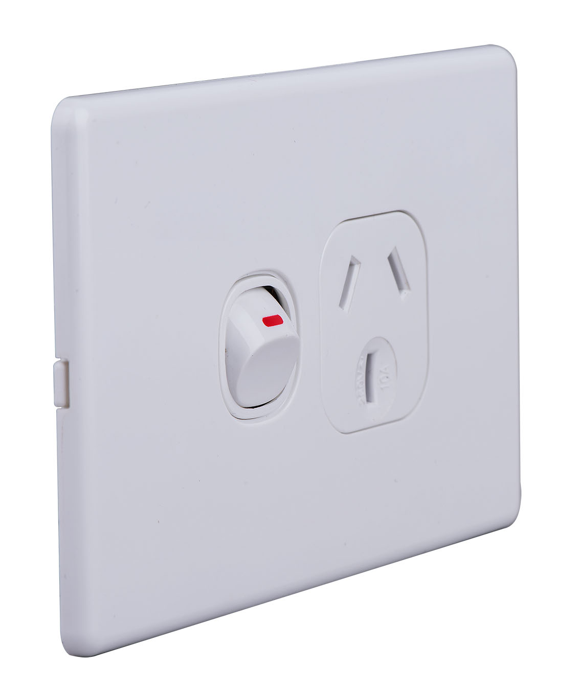 Australia  lighting switch socket Slimline electrical single wall switch socket 250V 10A DS613S Featured Image