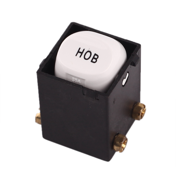 SAA approval push button switch printed HOB 250V 35 amp on off switch mech Featured Image