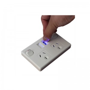 5V 2.1A AS/NZS standard Australia double power socket with usb charger