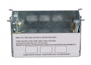 Australia standard Fireproof box  fire rated wall box with fireproof pad