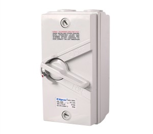 SAA Approval IP66 Isolating switch 3P 20A 440V Weatherproof switch isolator ISL320