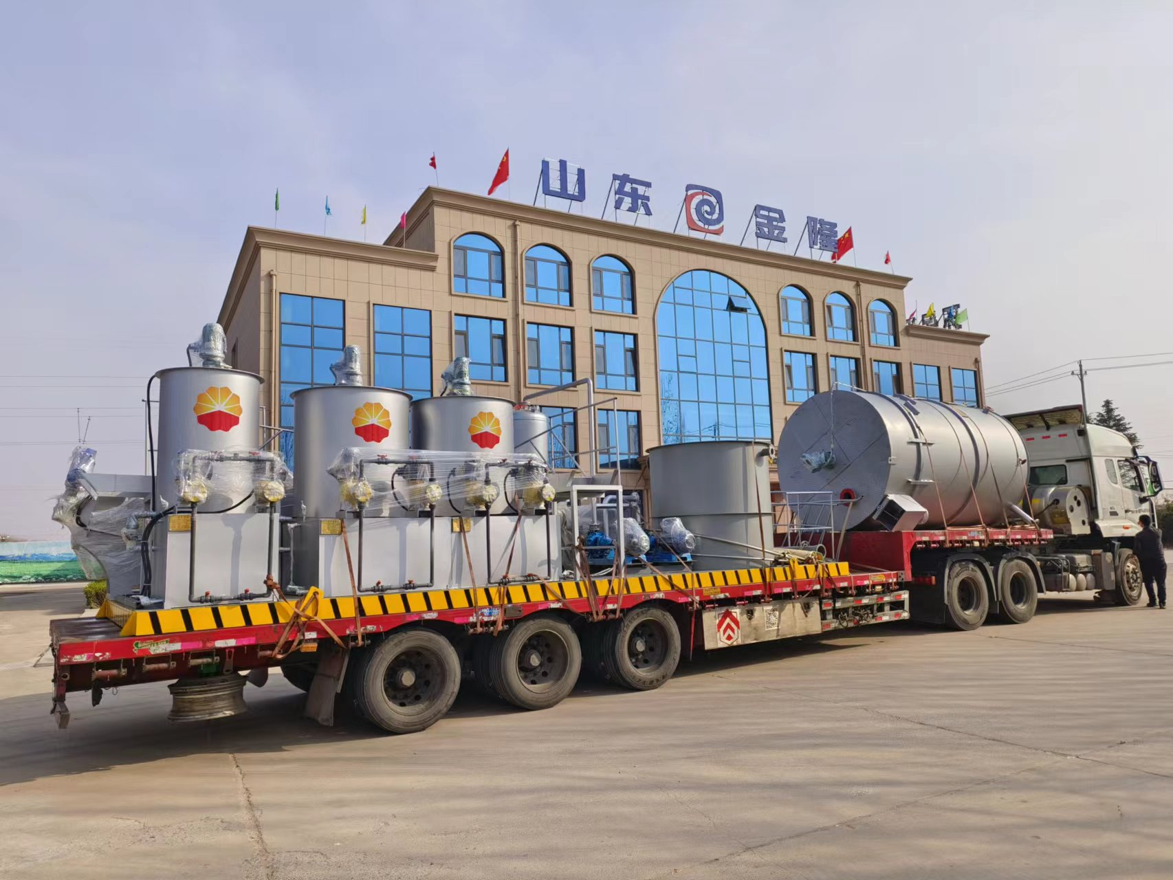 Oilfield wastewater vertical flow air floatation equipment shipped smoothly