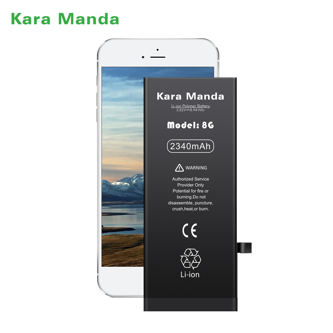Kara Manda Factory iphone 8 high capacity battery