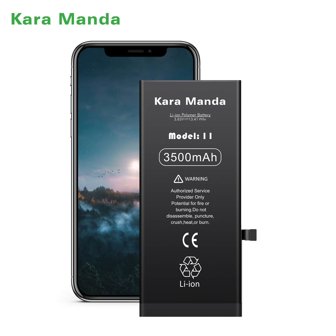 Kara Manda wholesale iphone 11 high capacity battery