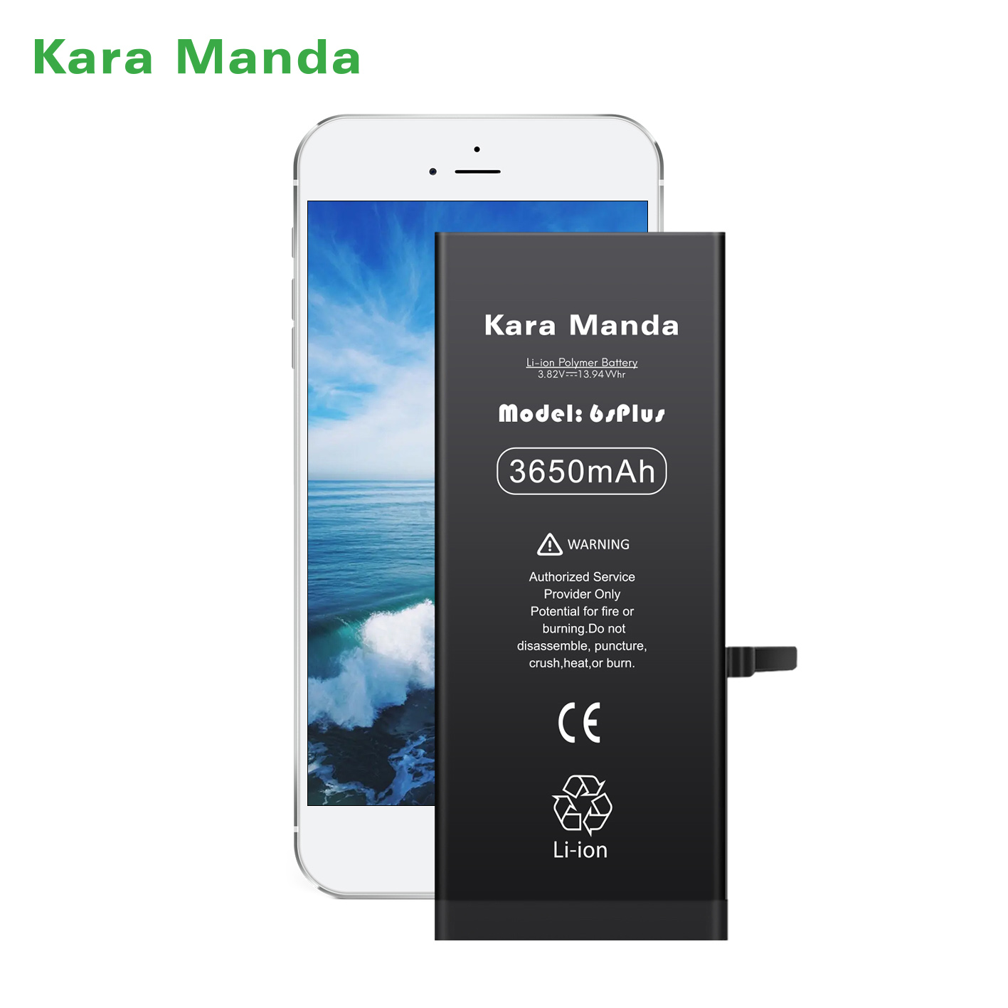 Kara Manda wholesale iphone 6splus high capacity battery