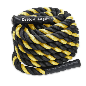 Battle Rope BalanceFrom Battle Rope 1.5/2 Inch Diameter Poly Dacron 30, 40, 50 FT Length, Heavy Ropes for Home Gym and Workout