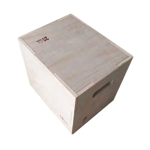 Wooden Plyo Box 3 in 1 Wooden Plyo Box, Plyometric Box for Home Gym and Outdoor Workouts, Available in 4 Sizes