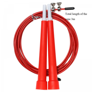 Speed Jump Rope for Fitness Lightweight Fast Jumping Skipping Ropes Adjustable PVC Speed Rope for Kids Men and Women Endurance Workout or Just Staying Fit