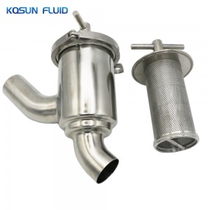 Stainless steel hygienic Y strainer filter