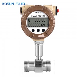 Digital tri clamp flow meter