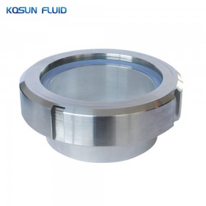 Stainless steel union type sight glass