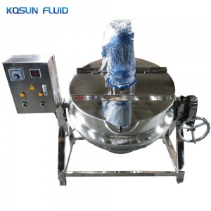 stainless steel jacketed titling cooking pot