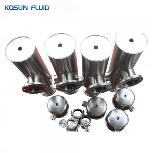 Stainless steel self cleaning irrigation filter parts