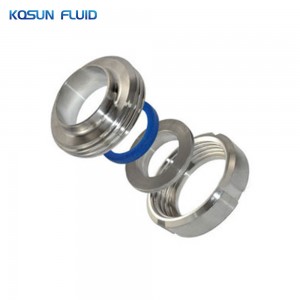 stainless steel sanitary SMS male nut liner union