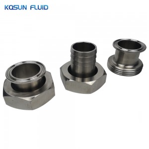stainless steel hygienic customized pipe fitting