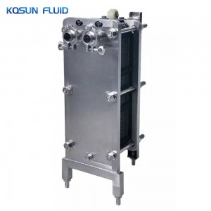 Stainless steel plate and frame heat exchanger