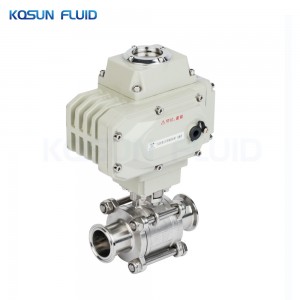 Electric actuator motorized actuated operated ball valve