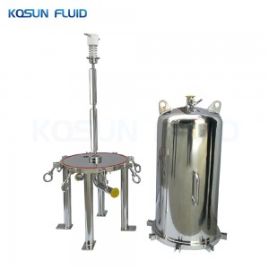 12 inch stainless steel stack lenticular filter housing