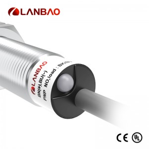 Lanbao तापमान विस्तारित आगमनात्मक सेन्सर LR12XBN04DNCW -25~+120℃ CE UL संग