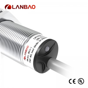 Sensor inductivo 24 V LR18XCN08ATC AC 2 cables 5 mm 8 mm 12 mm Detección