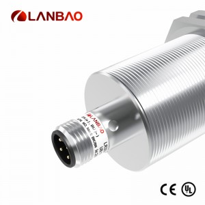 Lanbao helmetallsensor LR30XCF10DNOQ-E2 M30 Spolning eller icke-spolning med M12-kontakt