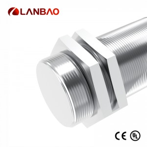 Lanbao metal osoko sentsorea LR30XCF10DNOQ-E2 M30 Flush edo ez-hustu M12 konektorearekin