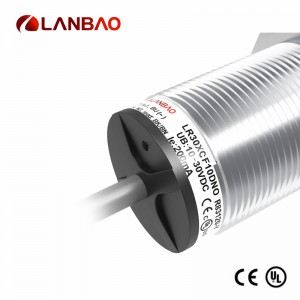 Sensor làn mheatailt Lanbao LR30XCF10DNOQ-E2 M30 Flush no Non-flush le ceanglaiche M12