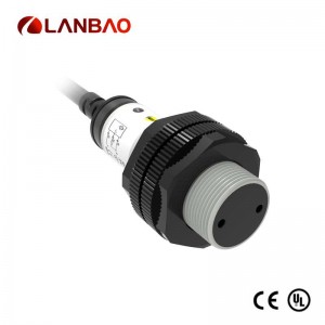 20-250VAC 2 Kabel Sensor Optik Difus Bentuk M18 Rentang 10cm 40cm PR18S-BC40ATO