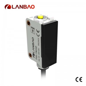 Kompaktný štvorcový difúzny reflexný senzor PSE-BC30DPBR 10 cm alebo 30 cm alebo 100 cm snímacia vzdialenosť voliteľná