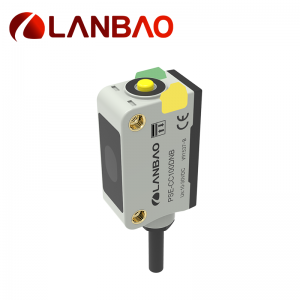 Sensor de fotocélula de forma cuadrada 10-30VDC PSE-CC100DNB-E3 TOF 100cm para medición de distancia