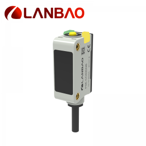 Quadratus Figura Photocell Sensor 10-30VDC PSE-CC100DNB-E3 TOF 100cm pro Distantia Mensuratio