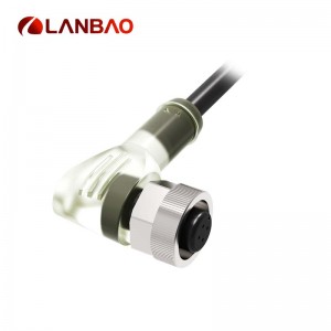 Lanbao M12 birikdiriş kabeli 3 pinli, 4 pinli LED NPN PNP çykyşynda bar
