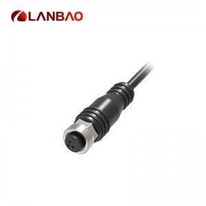 כבל חיבור Lanbao M8 זמין בשקע 3 פינים, 4 פינים וסוג שקע-תקע
