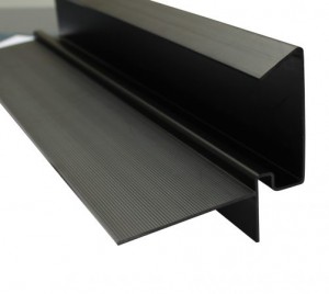 pvc extrusion profiles roof material CONTINUOUS DRY VERGE FOR TILES