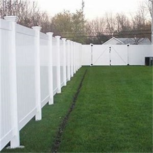 PVC Privacy garden fence