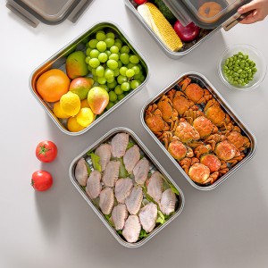 Stainless Steel Food Storage Containers, Meal Prep Lunch Bento Box