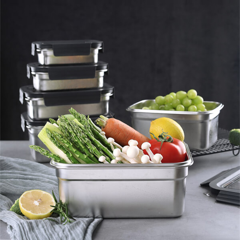 Hot Selling for Insulated Food Container - Stainless Steel Stackable Food Containers  – Metka