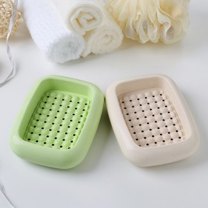 Trending Products Medium Spice Jars - Natural Bamboo fiber Bathroom Soap Dish soap tray For Wholesales – Metka