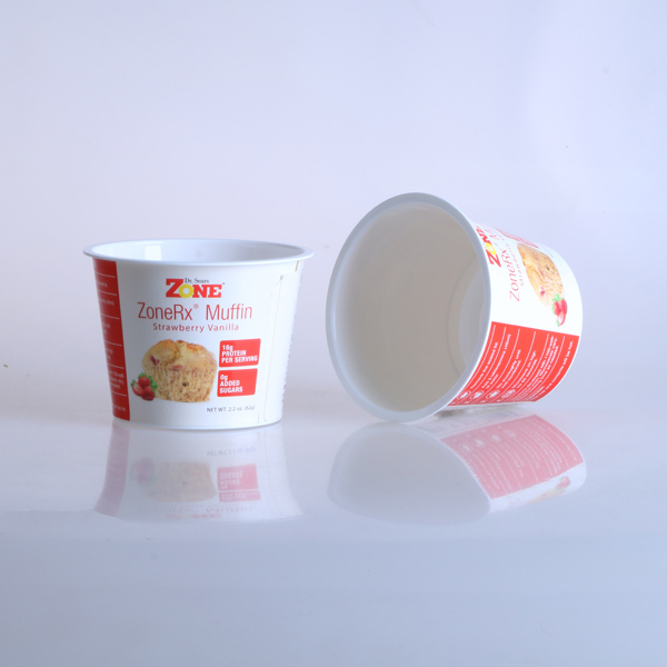 13oz Disposable Custom Logo Printed Paper-Plastic Cup for Cupcake Packaging