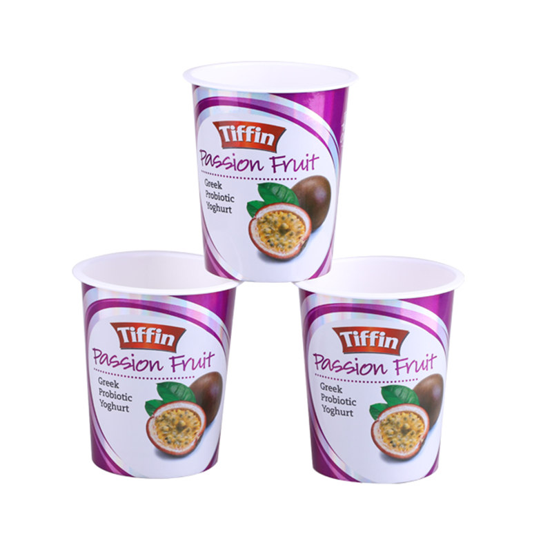 7oz Wholesale Custom Logo Paper-Plastic Cup with PET Lid for Yogurt0
