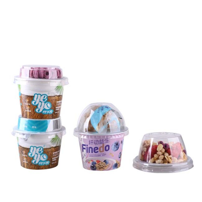 Transparent Plastic Lid for Cereal Snack Food Packing1