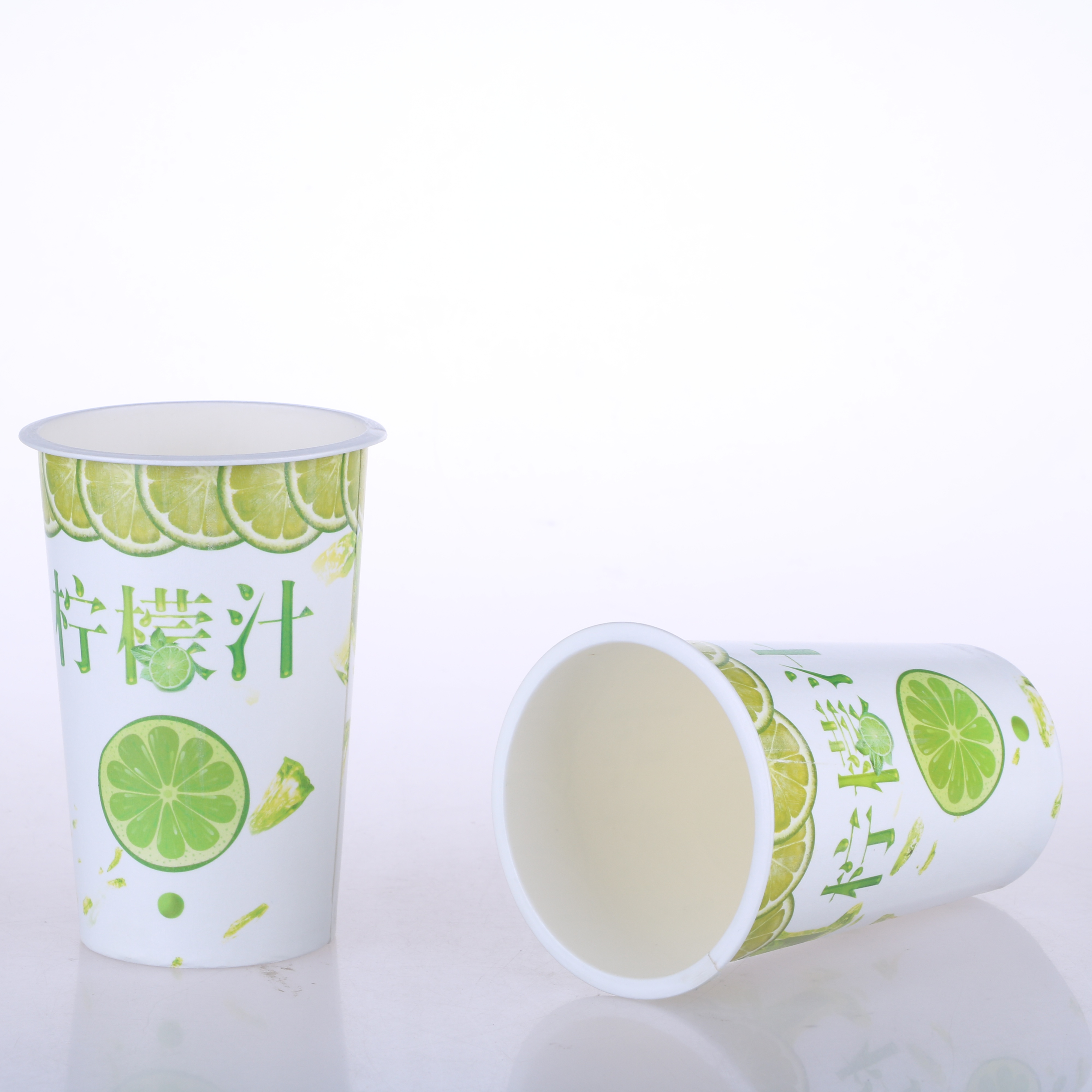 7oz Wholesale Custom Design Printed Paper Yogurt Cup with Lid