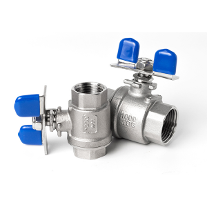 Stainless Steel Precision Casting / Investment Casting PEDI-PIECE Threaded Ball Valve