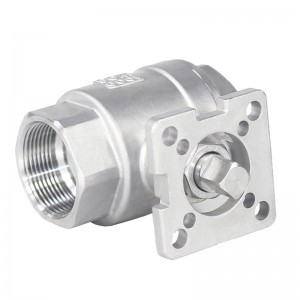 Stainless Steel Precision Casting/Investment Casting TWO-PIECE Threaded Ball Valve