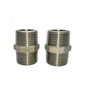 Stainless Steel Precision Casting / Investment Casting Hex Nipple