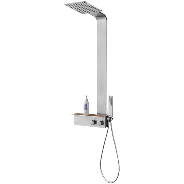 Wall Hung Thermostatic Stainless Steel Shower Column / System
