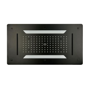 Famous Best Wall Mounted Rainfall Products -
 Luxury Square Ceiling Mounted Remote Control LED Rainfall Top Shower – COFE