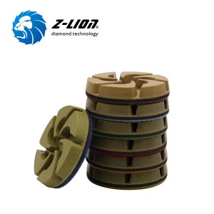 Z-LION 16KP resin diamond puck for polishing concrete and marble floors