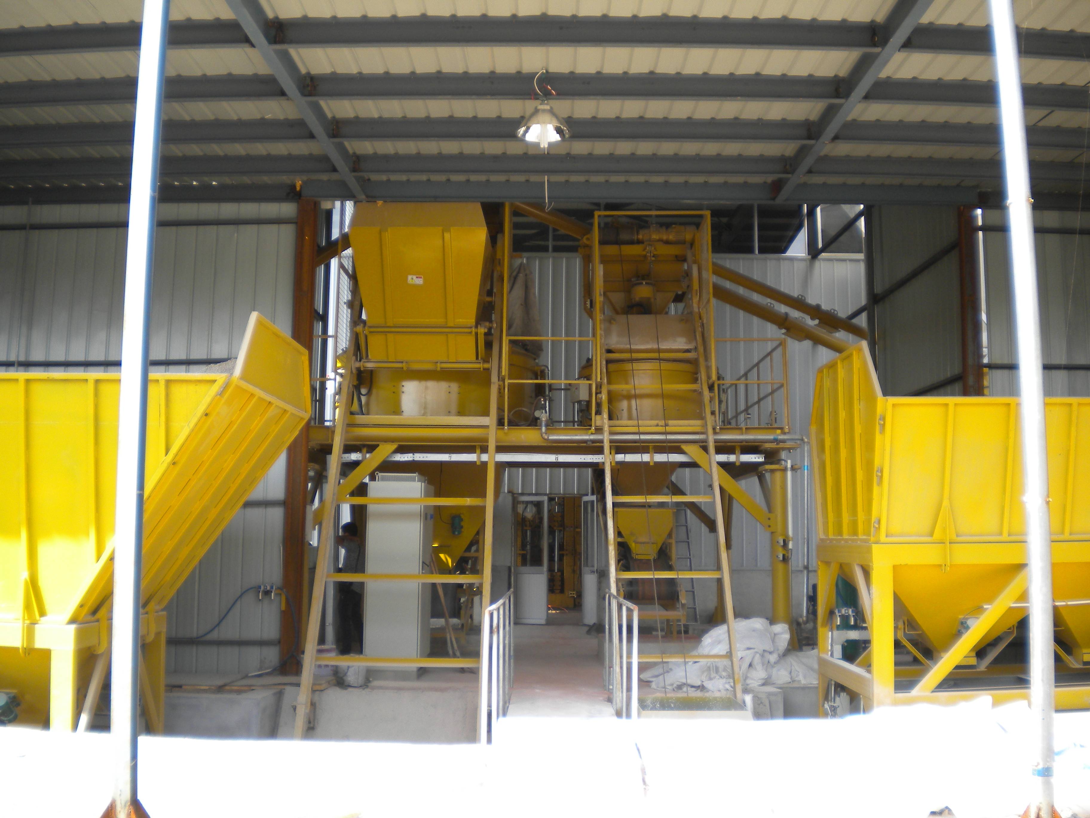 2 concrete mixers will be used for concrete block mixing mixer